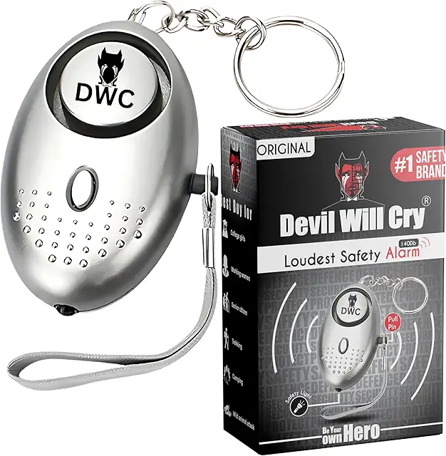 Devil Will Cry Emergency Alarm Keychain